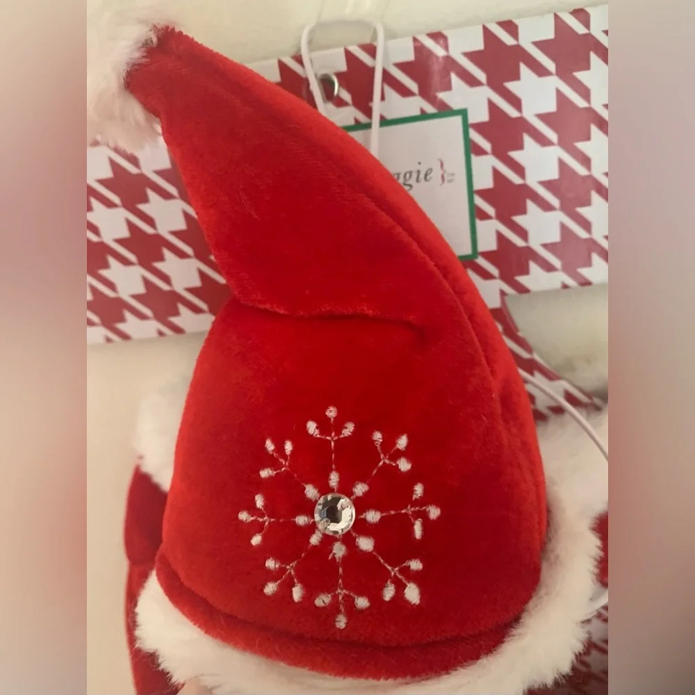 Dog Red and White Pet Christmas Outfit
